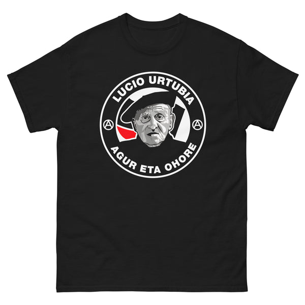 Camiseta "Lucio Urtubia" negra – Me Cago en el Diablo