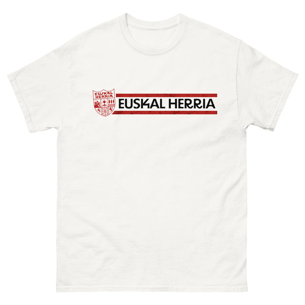 Camiseta "Euskal Herria Jaietan" blanca – Me Cago en el Diablo