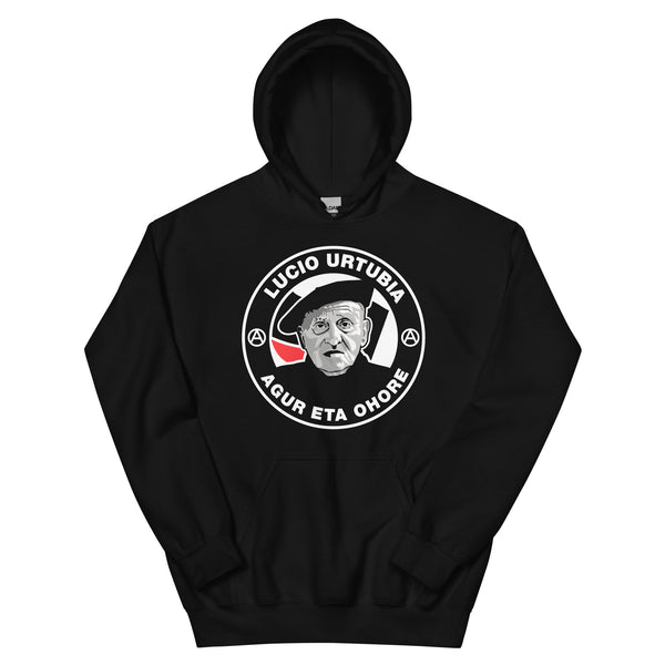 Sudadera "Lucio Urtubia" negra – Me Cago en el Diablo