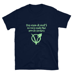 Camiseta "Vegan de nivel 5"