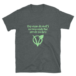 Camiseta "Vegan de nivel 5"